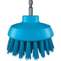 HyDrive Round Drill Brush, Extra Stiff Bristles, 3-1/10" Long, Blue Trail Hammer and Bolt