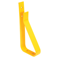 Poteau de garde-corps, Acier, 10-3/4" lo x 24" h, Jaune Trail Hammer and Bolt
