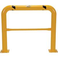 High Profile Machinery Guards, 4' W x 3.5' H, Yellow Trail Hammer and Bolt