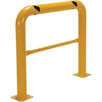 High Profile Machinery Guards, 4' W x 3.5' H, Yellow Trail Hammer and Bolt
