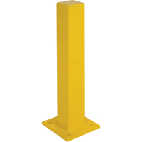 Butoirs robustes, Acier, 24" h x 4" la, Jaune Trail Hammer and Bolt