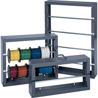 SUPPORT BOBINES DE FILMETALLIQUE (1 TIGE), De base, 6" la x 26-1/8" p x 10-3/8" h Trail Hammer and Bolt