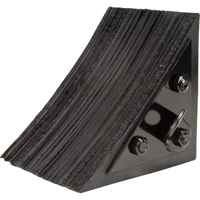 Cale de roue, 8" x 8" x 8", Noir Trail Hammer and Bolt
