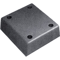 Molded Rubber Dock Guards, Rubber, 13" W x 4" D x 12" H Trail Hammer and Bolt