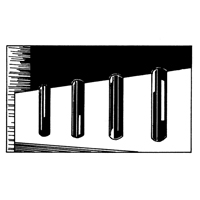 Extruded Rubber Dock Fenders, Rubber, 4-1/2" W x 12" L x 3-3/4" D Trail Hammer and Bolt