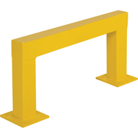 Safety Guards, 3' W x 1.5' H, Yellow Trail Hammer and Bolt