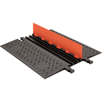 Guard Dog&reg; Low Profile ADA/DDA Cable Protector, 3 Channels, 36" L x 30.3" W x 1.25" H Trail Hammer and Bolt