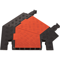 Protecteur de c&acirc;ble pour usage g&eacute;n&eacute;ral &agrave; 5 canaux Guard Dog, virage &agrave; droite Trail Hammer and Bolt