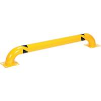 Low Profile Rack Guard, 5.3' W x 0.74' H, Yellow Trail Hammer and Bolt