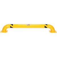 Low Profile Rack Guard, 5.3' W x 0.74' H, Yellow Trail Hammer and Bolt