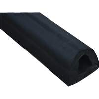 Butoir en caoutchouc extrud&eacute;, Caoutchouc, 4-1/8" la x 120" lo x 3-7/8" p Trail Hammer and Bolt