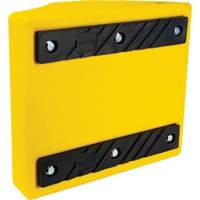 Cale de roue robustes, Ur&eacute;thane, Jaune, 15-1/2" la x 17-7/10" p x 10" h Trail Hammer and Bolt