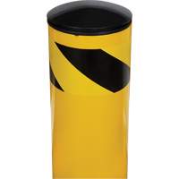 Butoir de s&eacute;curit&eacute;, Acier, 42" h x 5-1/2" la, Jaune Trail Hammer and Bolt
