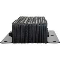 Butoirs de quai lamell&eacute;s, Vertical, Caoutchouc, 11" la x 4" p x 24" h Trail Hammer and Bolt