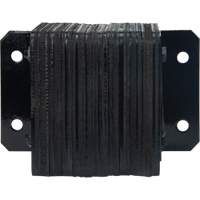 Butoirs de quai lamell&eacute;s, Horizontal, Caoutchouc, 12" la x 4" p x 10" h Trail Hammer and Bolt