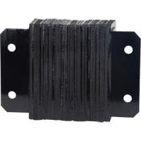 Butoirs de quai lamell&eacute;s, Horizontal, Caoutchouc, 12" la x 4" p x 10" h Trail Hammer and Bolt
