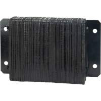 Butoirs de quai lamell&eacute;s, Horizontal, Caoutchouc, 18" la x 4" p x 12" h Trail Hammer and Bolt