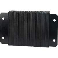 Butoirs de quai lamell&eacute;s, Horizontal, Caoutchouc, 18" la x 4" p x 12" h Trail Hammer and Bolt
