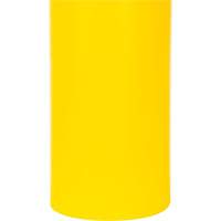 Polyethylene Bollard Cover, 6-5/8" Dia. x 52" L, Red/Yellow Trail Hammer and Bolt