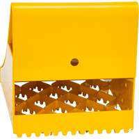 Cales-roue pour la glace, Acier, Jaune, 8-1/16" la x 10-5/8" p x 8-13/16" h Trail Hammer and Bolt