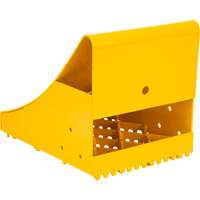 Cales-roue pour la glace, Acier, Jaune, 8-1/16" la x 10-5/8" p x 8-13/16" h Trail Hammer and Bolt