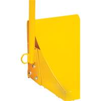 Cale de roue pour la glace avec poign&eacute;e ergonomique, Acier, Jaune, 8-1/16" la x 10-5/8" p x 8-13/16" h Trail Hammer and Bolt