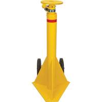 100,000 lbs. Static Capacity Ratchet Trailer Jack, 20 tons Lift Capacity Trail Hammer and Bolt