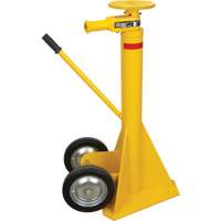 100,000 lbs. Static Capacity Ratchet Trailer Jack, 20 tons Lift Capacity Trail Hammer and Bolt