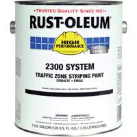 Peinture pour traçage de ligne pour zone de circulation System 2300, Jaune, 5 gal., Gallon Trail Hammer and Bolt