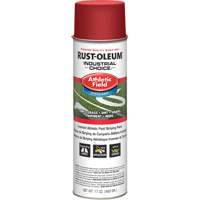 Peinture de lignage pour terrains de sport AF1600, Rouge, Canette a&eacute;rosol Trail Hammer and Bolt