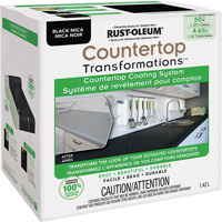 Countertop Transformations&reg; Mica Countertop Coating System, 1.42 L, Kit, Black Mica Trail Hammer and Bolt