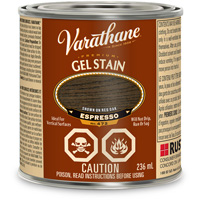 Teinture en gel de qualit&eacute; sup&eacute;rieure Varathane, 236 ml, Espresso Trail Hammer and Bolt