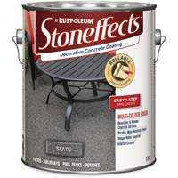 Rev&ecirc;tement de b&eacute;ton d&eacute;coratif Stoneffects, 3,4 L, &agrave; solvants, Textur&eacute;, Gris Trail Hammer and Bolt