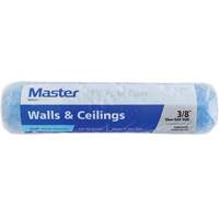 Master Woven Roller Cover, 10 mm (3/8") Nap, 240 mm (9-1/2") L Trail Hammer and Bolt