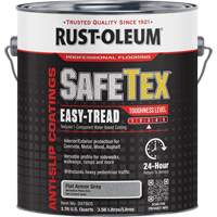 Rev&ecirc;tement d'acrylique SafeTex Easy-Tread, 1 gal., &agrave; l'eau, Fini mat profond/Textur&eacute;, Gris Trail Hammer and Bolt