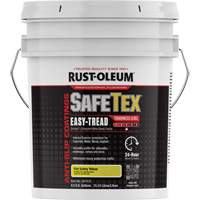 Rev&ecirc;tement d'acrylique SafeTex Easy-Tread, 4 gal., &agrave; l'eau, Fini mat profond/Textur&eacute;, Jaune Trail Hammer and Bolt