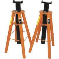 871A Truck Stand Set, 10 Tons Capacity, 30-3/4" - 46-1/4" H Trail Hammer and Bolt
