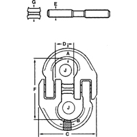 Alloy Connecting Links Trail Hammer and Bolt