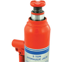 JHJ-5 Super Heavy-Duty Bottle Jack, 5 Ton(s), 15-3/8" Raised Height Trail Hammer and Bolt