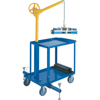 Hauts crochets &eacute;l&eacute;vateurs industriels avec chariot mobile, Capacit&eacute; 500 lb (0,25 tonne) Trail Hammer and Bolt