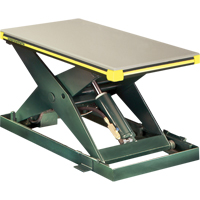 Hydraulic Backsaver Scissor Lift Table, Steel, 24" W x 48" L, 2000 lbs. Capacity Trail Hammer and Bolt