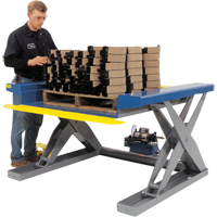 Tables &eacute;l&eacute;vatrices hydrauliques pr&egrave;s du sol, Acier, Capacit&eacute; de 4000 lb Trail Hammer and Bolt