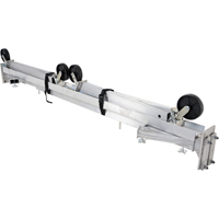 Adjustable Aluminum Gantry Crane, 10' L, 2000 lbs. (1 tons) Capacity Trail Hammer and Bolt