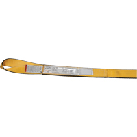 Polyester Slings, Single Ply, Twisted Eye, Type 4, 1" W x 3' L, 1600 lbs. Vertical Cap. Trail Hammer and Bolt