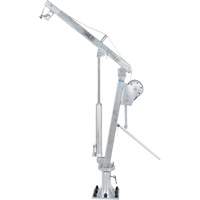Winch Operated Truck Jib Crane, 1000 lbs. (0.5 tons) Capacity, 97" Max. Clearance Trail Hammer and Bolt