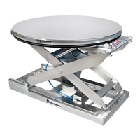 EZ Loader&reg; SS Self-Levelling Pallet Positioner - 100% Stainless Steel, 43" L x 43" W, 4000 lbs. Cap. Trail Hammer and Bolt