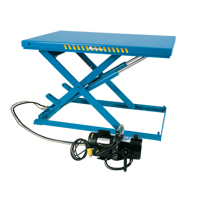 LoProfile Electric-Hydraulic Scissor Lift Table, Steel, 32-1/2" L x 23-1/2" W, 550 lbs. Capacity Trail Hammer and Bolt