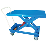 MobiLeveler&reg; Mobile Self-Levelling Scissor Lift Work Table, 39-4/5" L x 20-1/2" W, Steel, 880 lbs. Capacity Trail Hammer and Bolt