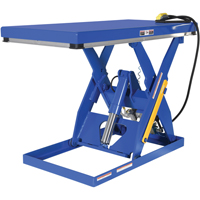 Table &eacute;l&eacute;vatrice &agrave; ciseaux hydraulique, Acier, 60" lo x 30" la, Cap. 3000 lb Trail Hammer and Bolt