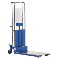 Hefti-Lift Load Stacker, Foot Pump Operated, 300 lbs. Capacity, 59" Max Lift Trail Hammer and Bolt